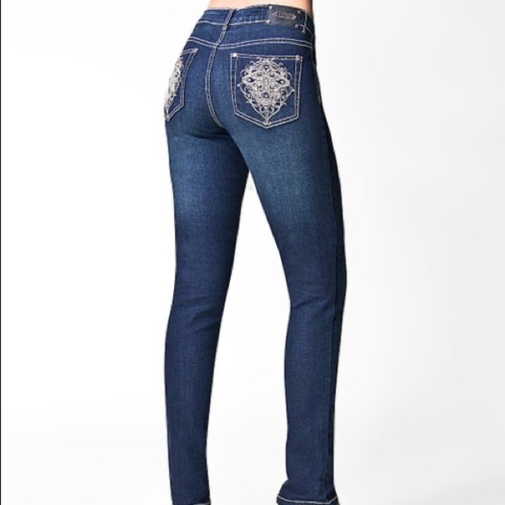 Tru Luxe women’s skinny stretch jeans size 27/4 - Picture 1 of 10
